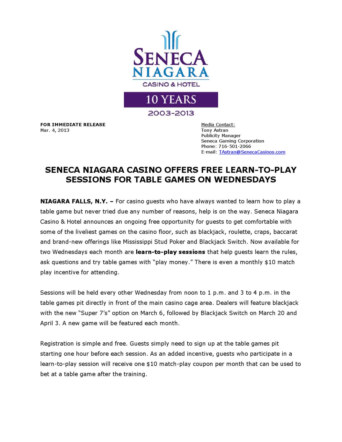 Seneca niagara falls ny casino